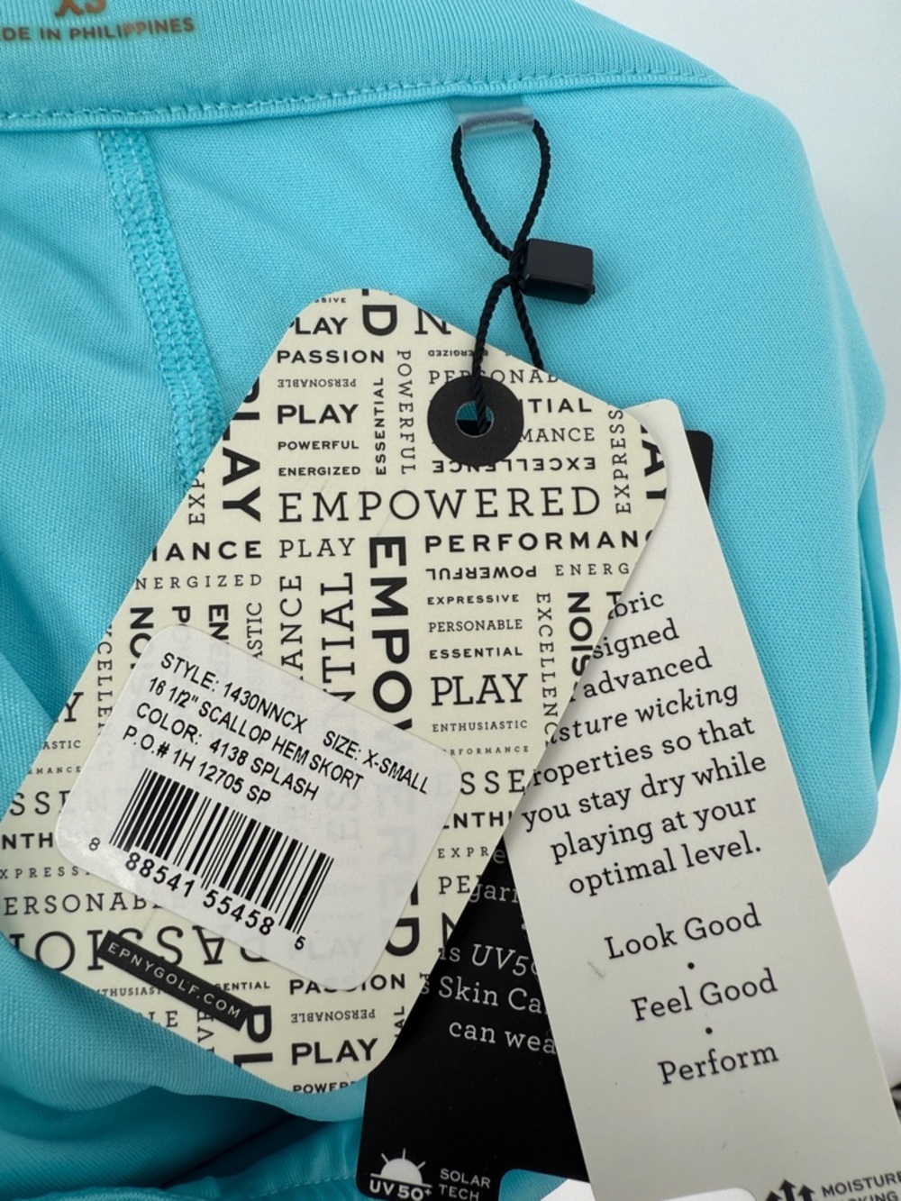 NWT EP New York Scallop Hem Womens Golf Skort - Picture 6 of 6
